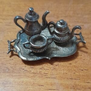 Vintage Wap Watson Silver Plated Mini Tea Set Great BrittainVictorian